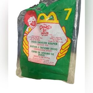 Mcdonald's 1999 Doug's First Movie Doug Nickelodeon Cartoon Your Toy, vintage